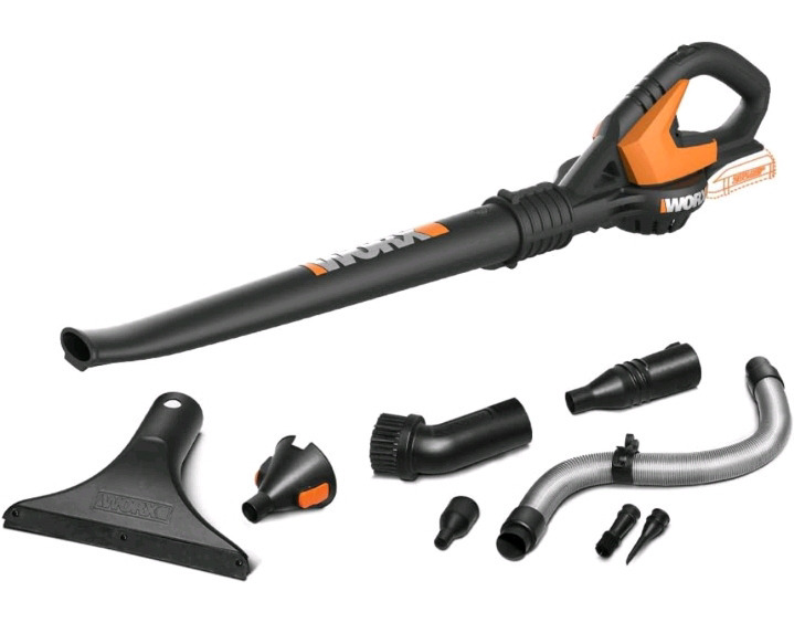 New | Worx 20V Work Air Lithium Multi-Purpose Blower/Sweeper/Cleaner | Power Sharing Tool Only*| Model#WG545.9 * Retails For $99.99* <br/>