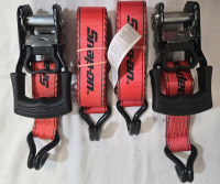 2 New | Snap On Ratchet Straps With 2 Spare Straps