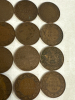 16 1912 Large Canadian 1 Cent King George Pennies - 3