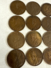 16 1912 Large Canadian 1 Cent King George Pennies - 4