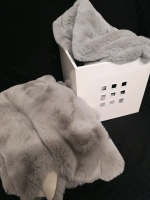 Super Soft Throw & Rug with Decorative Storage Box
