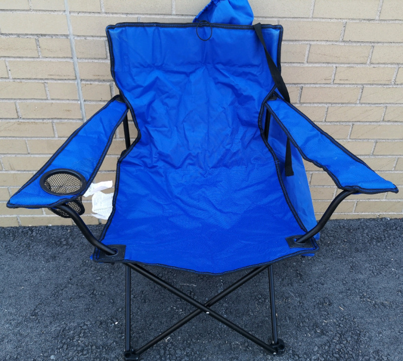 Portable Camping Chair with Case - 31"Wx32"H