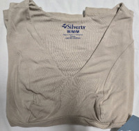 New | Medium Silverts Womens Adaptive Tank Top With Built In Bra