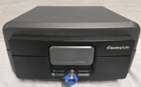 New | Sentry Safe Fire & Water Resistant Floor Safe * With Key * ( 15" x 12" x 8" )
