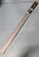 New | Elite Double Rod 70In- 160In Brushed Nickle Adjustable Drapery Rod ( Hand Plated Finish )