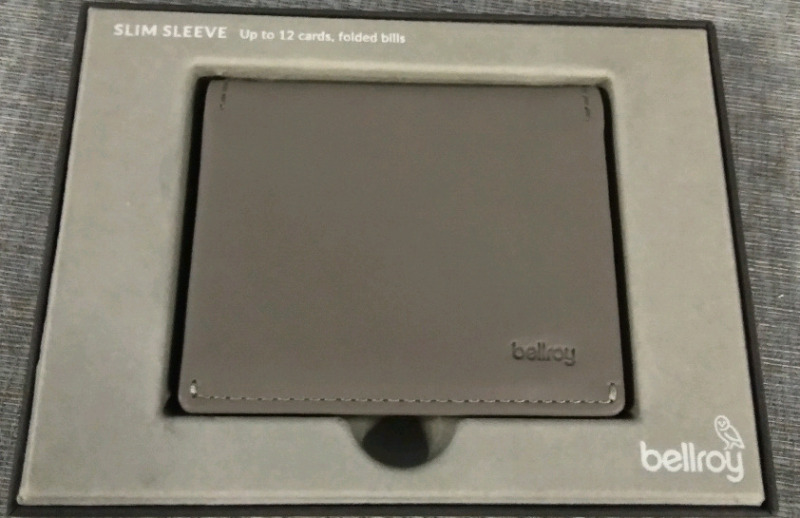 New Bellroy Slim Sleeve Card Holder holds up to 12 Cards