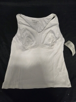 New | Silverts Medium Womens Sleeveless Tank Top With Built In Bra