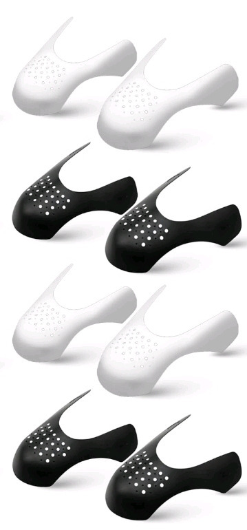 4 Pairs Of New Vitkstar | Shoe Toe Crease Protector for Sneakers ( Size Large )