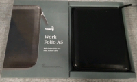 New Bellrot Work Folio A5 A Slim Leather Kit for your Notes Tech and Cables