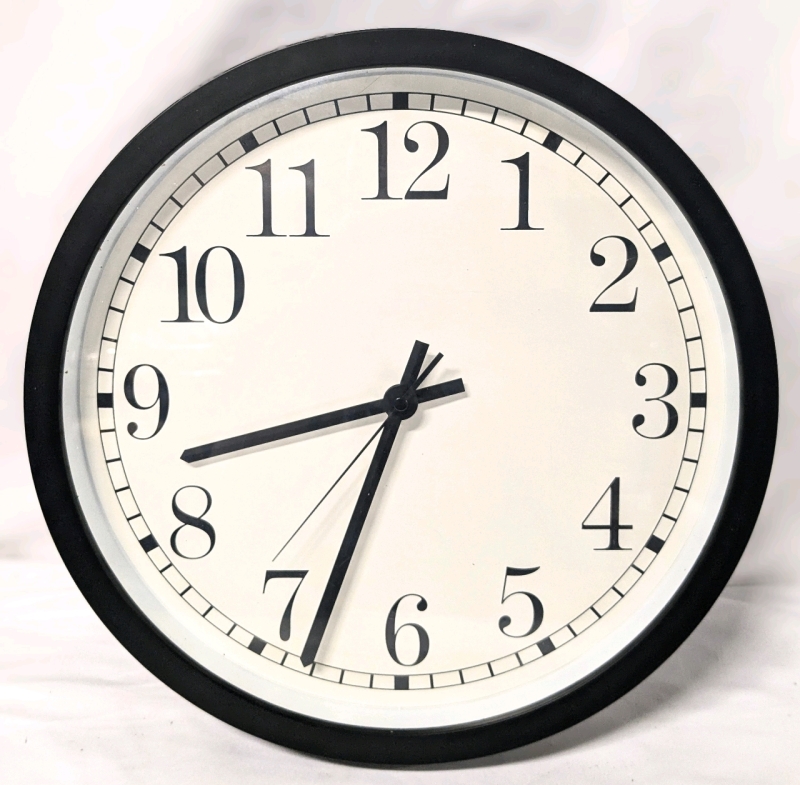 Large Handy Wall Clock | 14" Diameter x 2" Thick