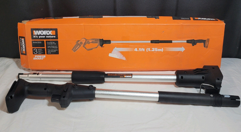 New , Open Box - WORX Pruning Saw Extension Pole , Model WA4300 . For Use with WORX Pruning Saw WG324