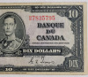 1937 Canadian Bank of Canada Ten Dollar Bank Note . Gordon-Towers . - 4