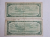 1954 Canadian Bank of Canada One Dollar Bank Note . Two (2) Bank Notes - 2