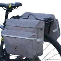 New | Vuudk Water-Resistant 27L Portable Bike Pannier Bag | Bike Rear Seat Saddle Bags