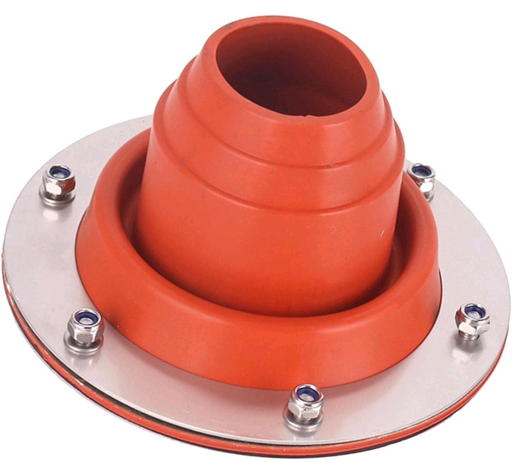 New | Dynwave Fireproof Silicone Stove Chimney Hole for Wood Stove ( 6.5" Diameter )