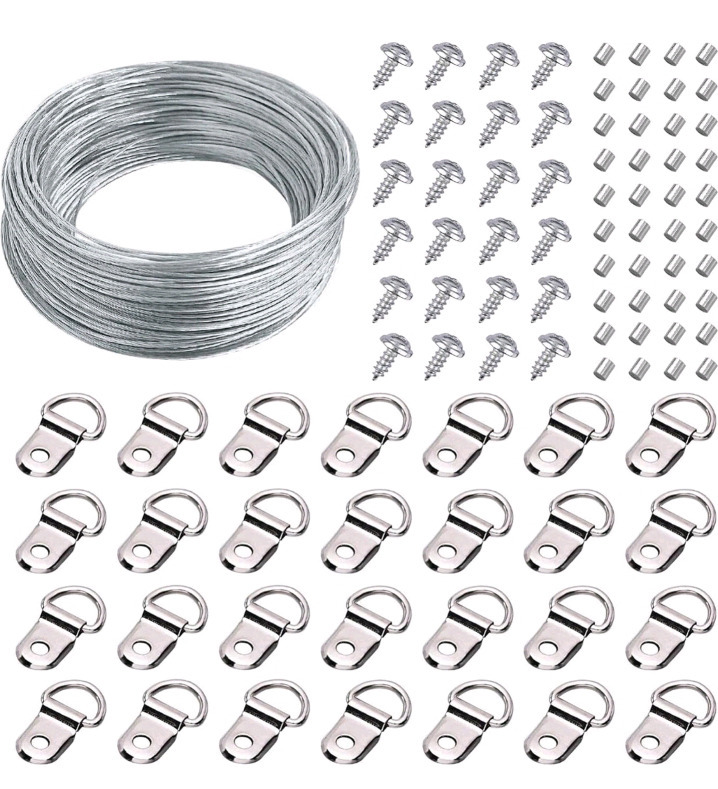 New | Wire Picture Hanging Kit ( 100 ft of wire )