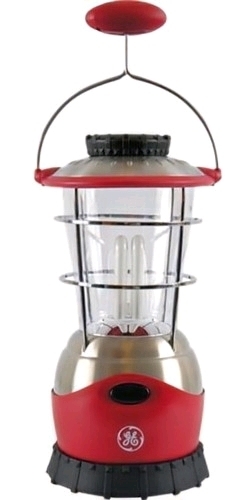 New GE SteelBEAM Fluorescent Lantern | Requires 4 "D" Batteries (Not Included)