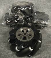 4 New Mecanam Wheels 97mm For Robotics