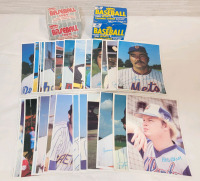 1980 Topps Baseball Large Trading Cards (26 cards) & 1989 and 1990 Fleer Baseball Update Traded Sets .