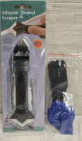 New | 3 In one Silicone Trowel & Scrapper With Scrapper Accessories