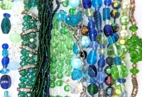 Vintage to Modern Bracelets & Necklaces : Blues, Greens & Beautiful