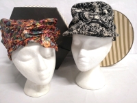 2 Vintage Hats + Hat Boxes - Robinsons & Wesley Millinery