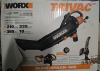 New | Worx Trivac 12 Amp All-In-One Blower/ Vac / Mulcher | 210Mph Top Speed | Model # WG505 * Retails For $129.99 - 3