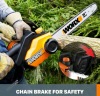 New | Worx 15 Amp 18" Corded Electric Chainsaw With Auto Tension | Chain Break | Model # WG304.2 * Retails For $179 * Tested & Working - 2