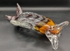 Sizeable Murano-Style Art Glass Fish Figure | 9.75" Tall - 5