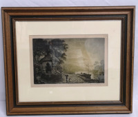 Vintage Framed Beautiful Print - Signed