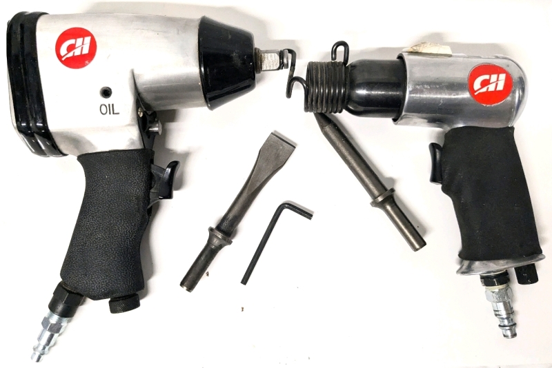 Campbell Hausfeld Short-Barrel Air Hammer & 1/2" Impact Wrench