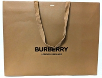 25 New Large Burberry London Shopping / Gift Bags with Woven Handles | 21.25" x 8" x 16.75" Tall