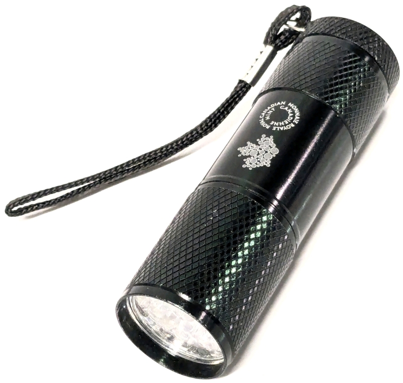 Royal Canadian Mint Blacklight Battery-Operated Flashlight | 3.5" Long