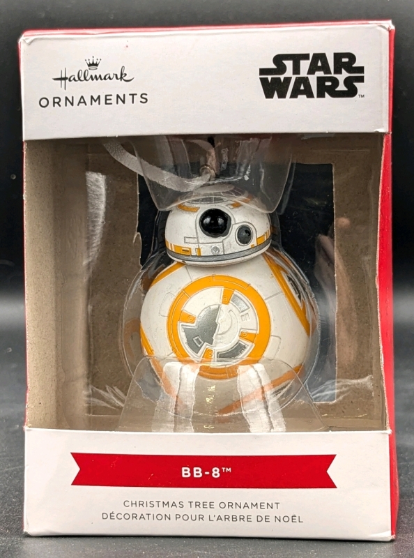 New Hallmark Ornaments | Star Wars: BB-8 Christmas Tree Ornament | 2.5" Tall