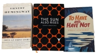 3 Ernest Hemingway Books: True at First Light, The Sun Also Rises & To Have and Have Not