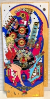 Wow! Genuine Bally Williams Factory Replacement Dolly Parton Wooden Pinball Machine Top ©1979 | Retails for Over $1,000!