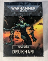 New Sealed Warhammer 40k Drukhari Data Cards.