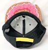 New Embroidered "The Munchies" Pink Bitten Donut Rim Baseball Cap | Adjustable One Size Fits Most - 3