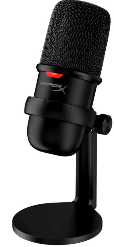 New | HyperX SoloCast USB Condenser Gaming Microphone, for PC, PS4, PS5 and MacBook | Model# SLC001* Retails For $59.99 *