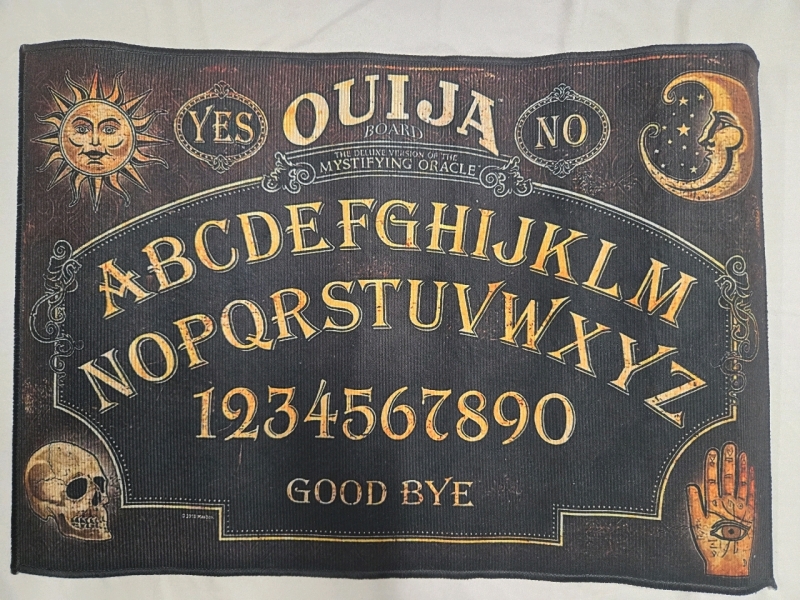 New | Ouija Board Floor Mat ( 23" x 16" )