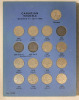 1922 - 1960 Canadian Nickel Collection in Blue Book . Missing 1925 , 1926 -near & far . - 2