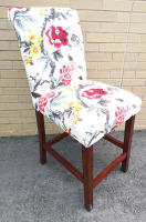 Beautiful Floral Accent Chair 18"W x 17"D x Seat Height 24.5" x 40"H