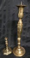 2 Vintage Gold Tone Candle Holders