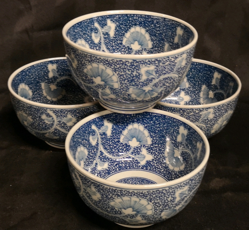 4 Vintage Soup Bowls - 5" Diameter & 3" Deep