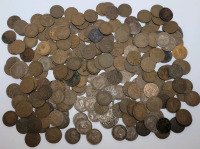 1920s & 1930s Canadian Penny Lot , 150+ Pennies