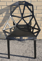 Black Geometric Modern Style Simple Household / Patio Chair (