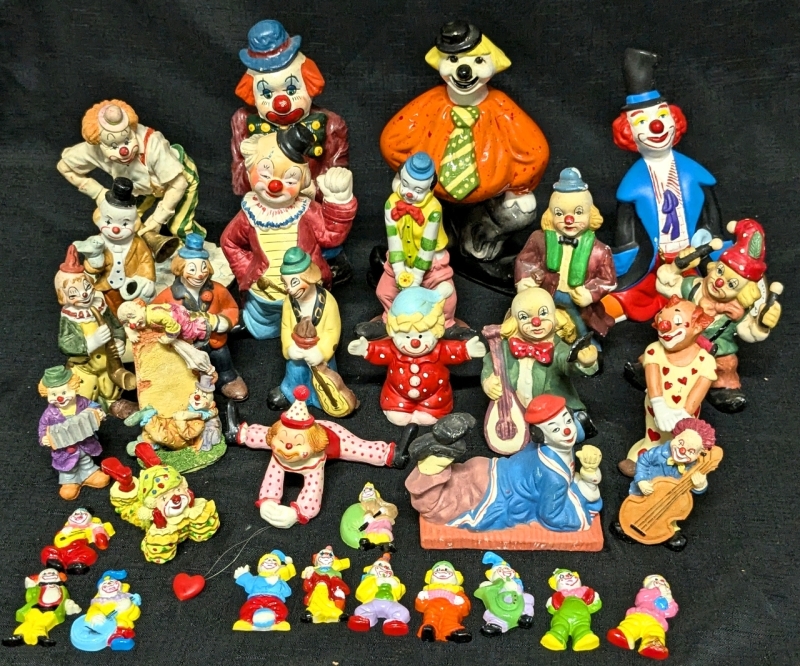 Send in the Clowns! Huge Lot of Figures & Magnets | 2.25" - 9.25" Tall