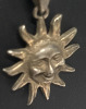 925 Sterling Silver Celestial Sun Face Pendant & Earrings - 6