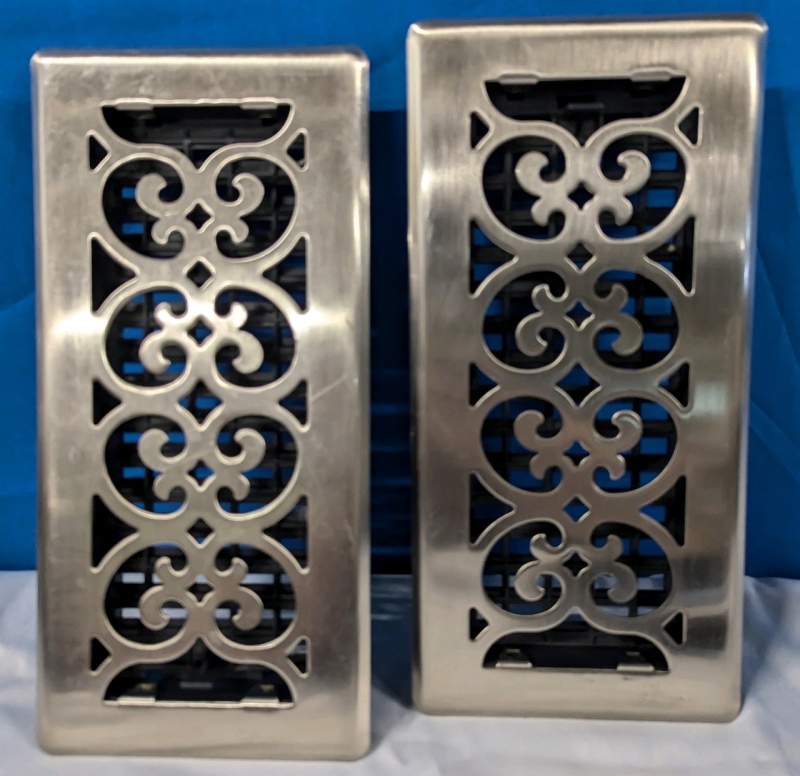 2 Metal Vent Covers. 11.5" by 5.5"