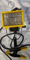 Outdoor Work Light with Clamp Base. 17" Tall